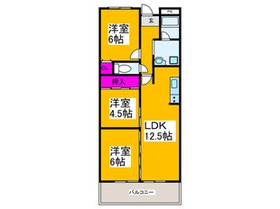 ギャレ金剛の物件間取画像